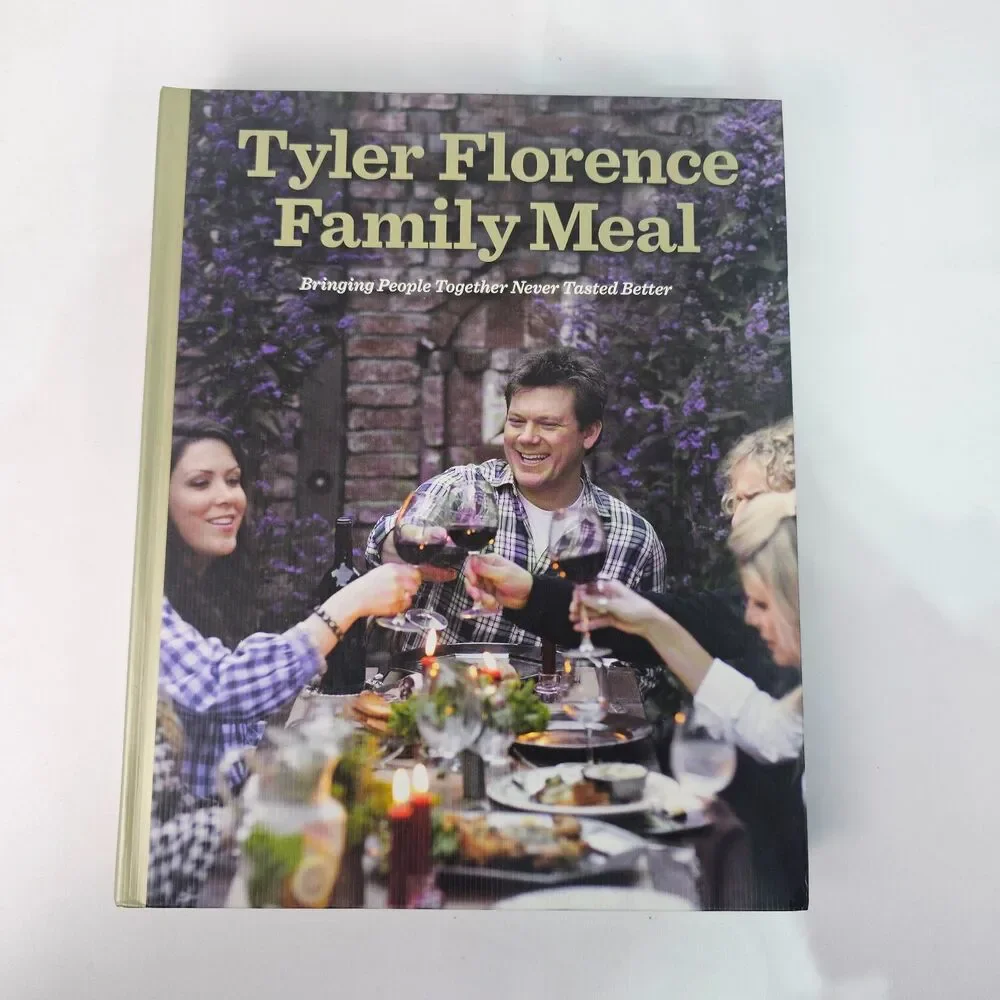 Tyler Florence Cookbook Lot Family Meal & Tyler's Ultimate Hardcover Set 2